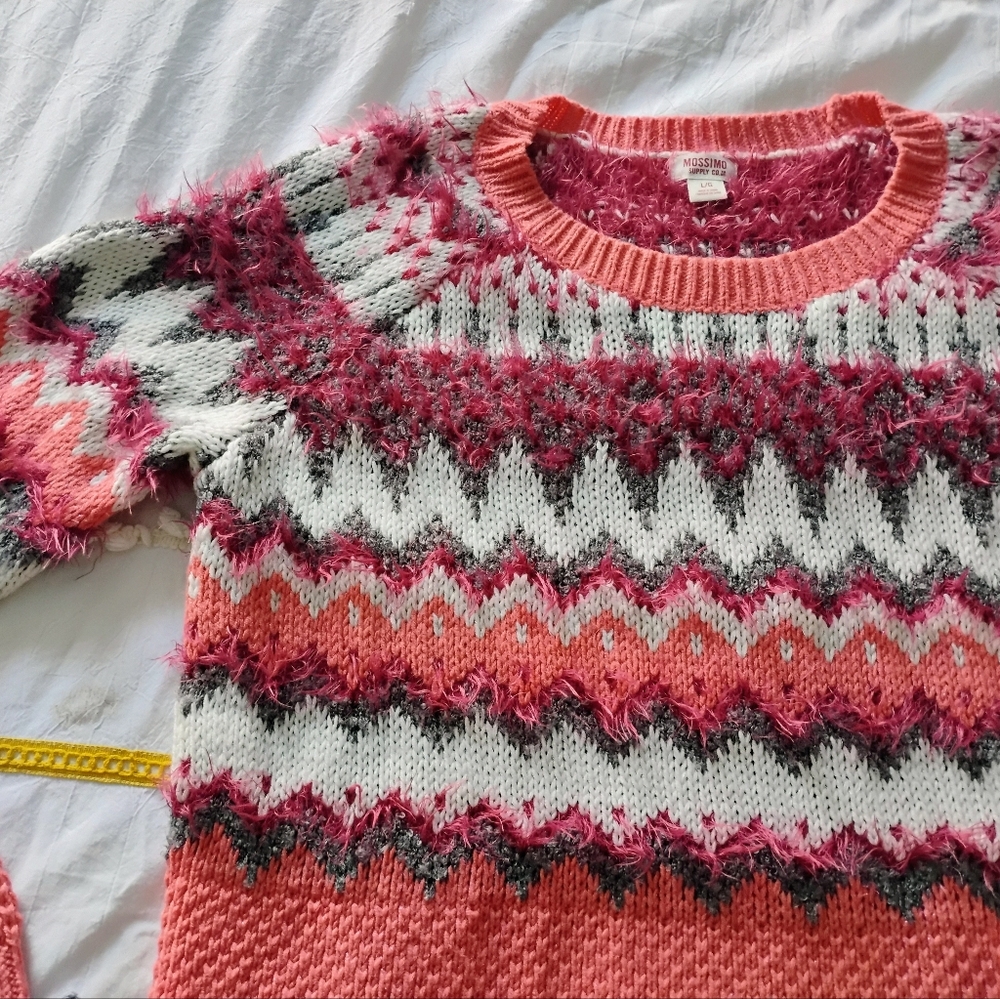 Retro pink Eyelash Sweater Mossimo Supply Company